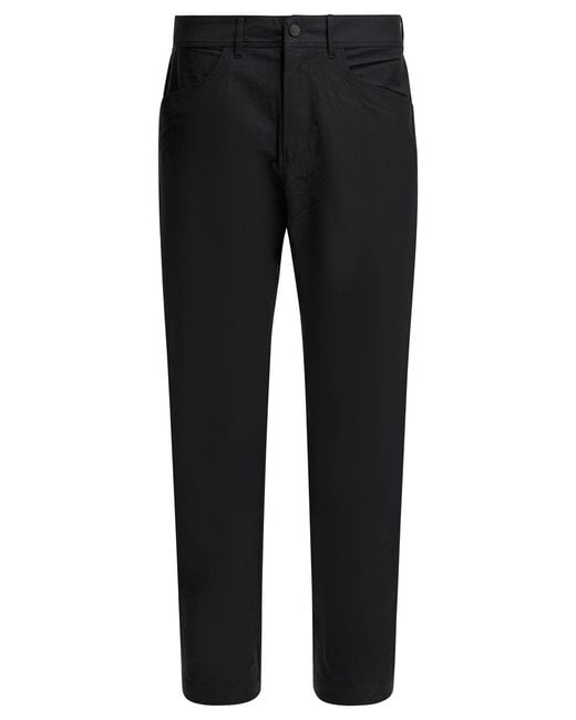 Arc'teryx Black Cotton Nylon Elastane Trousers for men