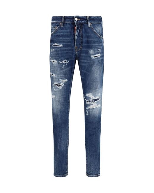 DSquared² Blue Teddy Jeans for men