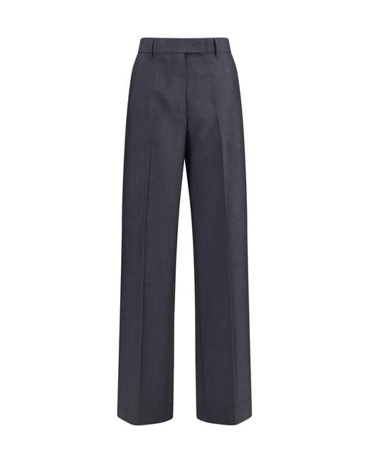 Miu Miu Blue Kid Mohair Pants