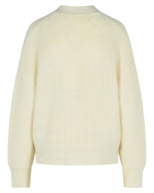 Closed Natural Alpaca Blend Cardigan Ivory