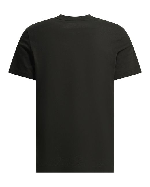 Moncler Black Crewneck T-Shirt for men