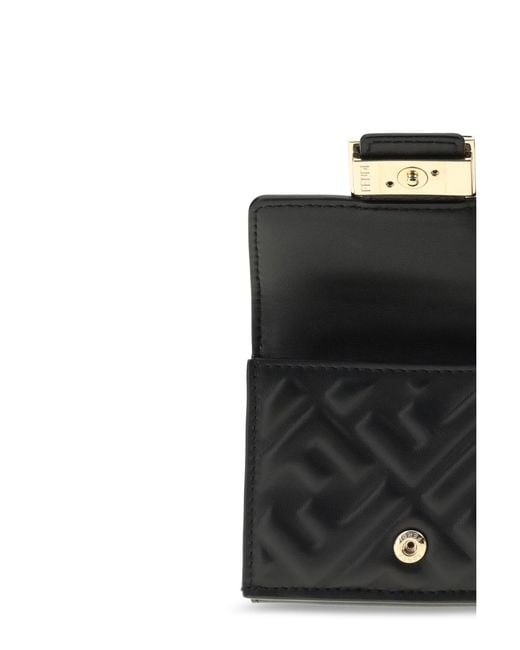 Fendi Gray Leather Wallet