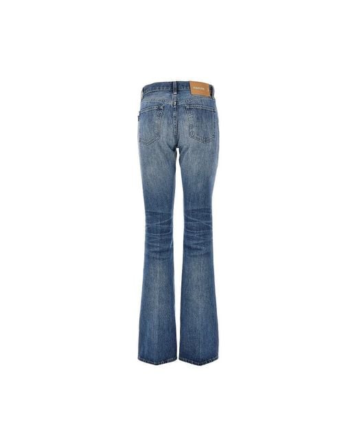 Haikure Blue 'Flora' Flared Jeans