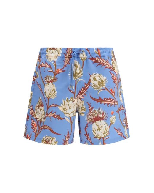 Men's Blue Swim Shorts X Paula's Ibiza