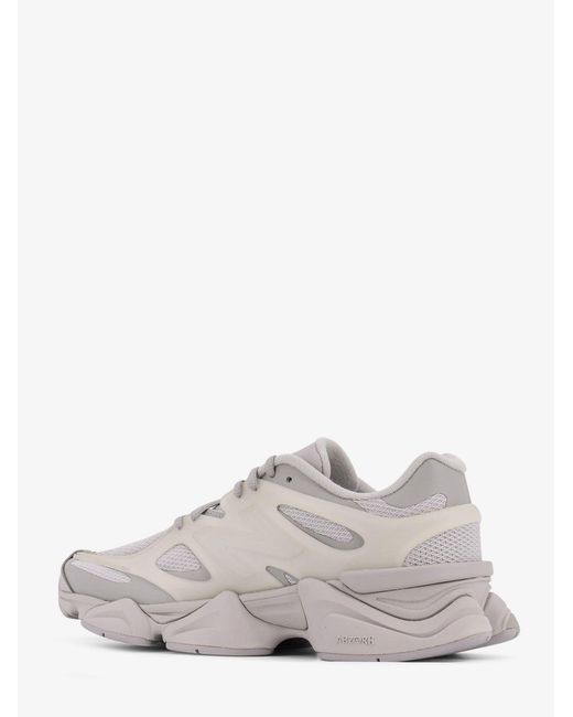 New Balance White Nylon 9060 Sneakers With Rubber Inserts for men