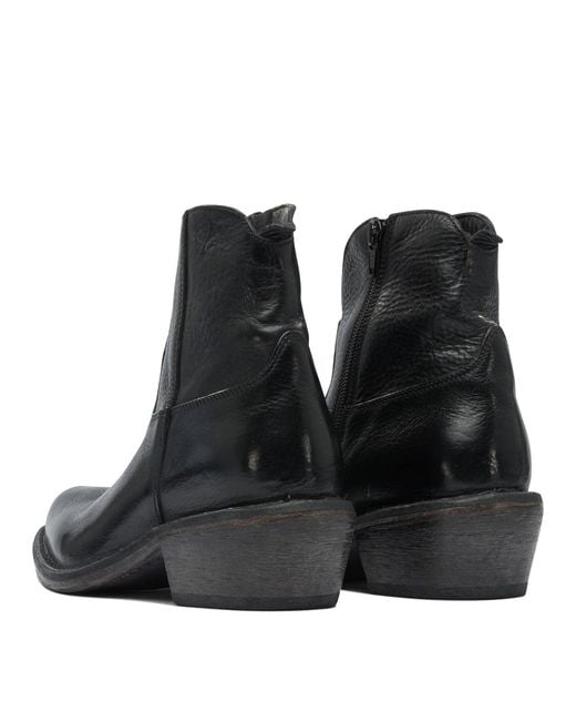 Moma Black Dallas 50Mm Boots And Ankle Boots