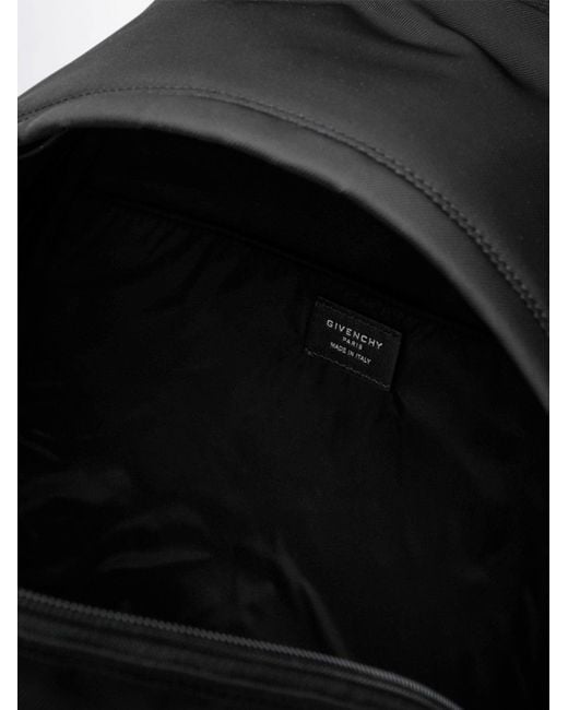 Givenchy Black Blak Canvas Backpack for men