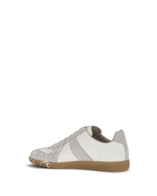 Margiela White Replica Sneakers/Off for men