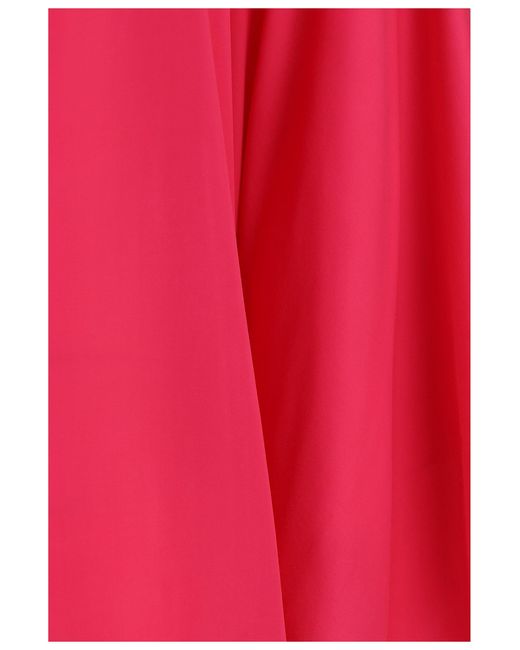 Sa Su Phi Red Marta Satin Maxi Dress Fuchsia