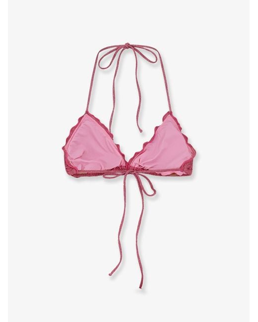 Mc2 Saint Barth Pink Bikini Top