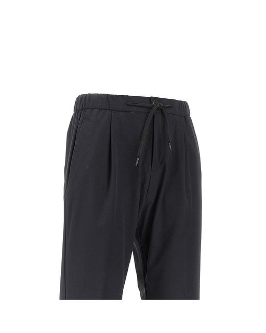 Herno Black Light Nylon Stretch Pants for men