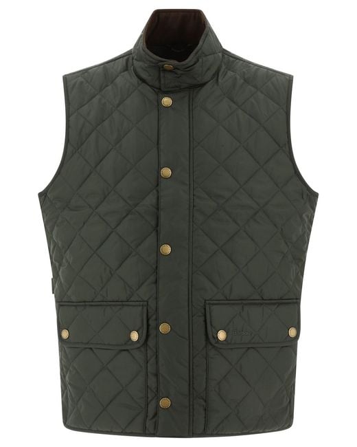 Barbour Green "Lowerdale" Vest Jacket for men