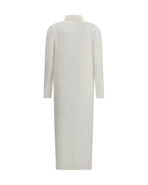 GONGDID DESIGN White Dress Long Wave