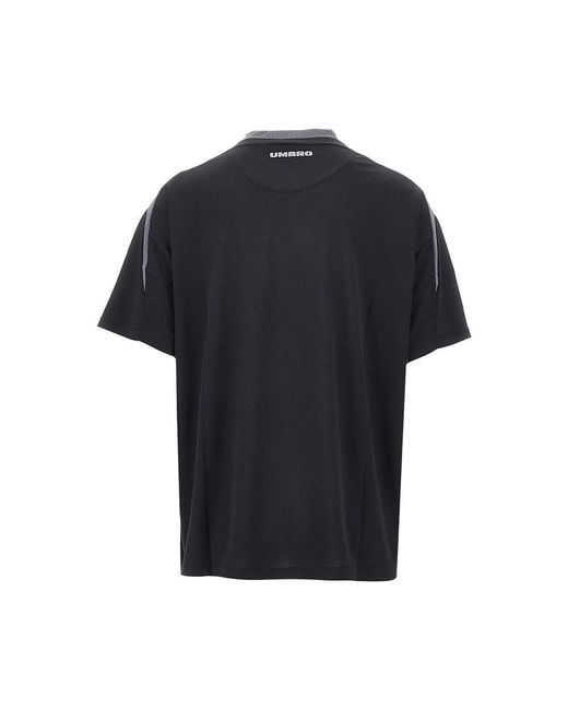 Umbro Black 'Training' Technical Jersey T-Shirt for men