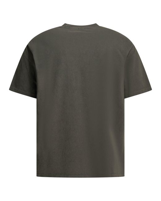 A.PRESSE Green "Vintage" Crewneck T-Shirt for men