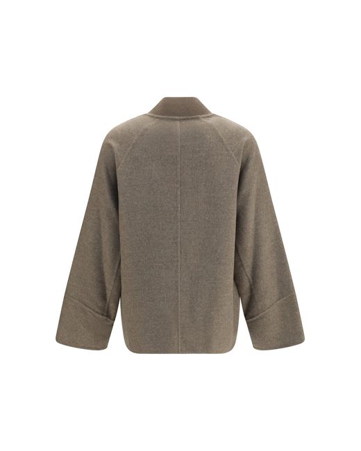 Loro Piana Gray Dexton Cashmere Jacket