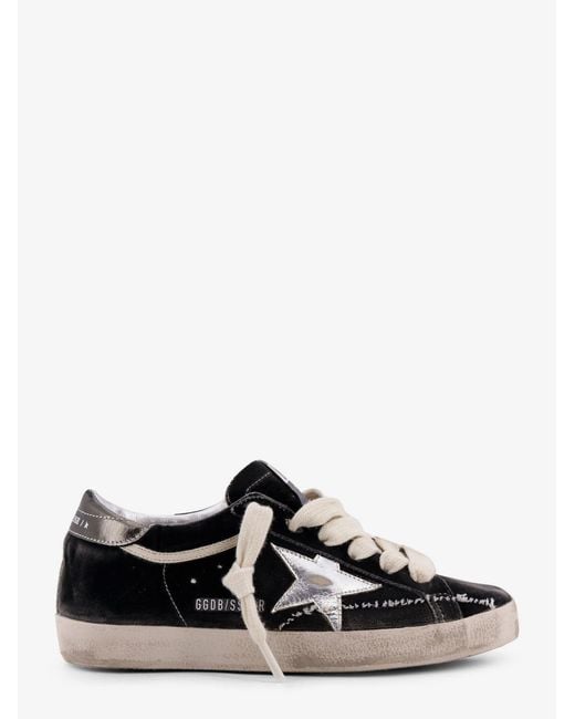 Golden Goose Deluxe Brand Black Sneakers Cotone/Pelle