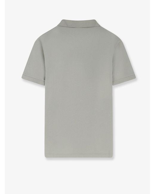 Stone Island Gray Polo Shirt With Logo for men