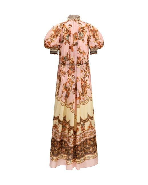 Zimmermann Metallic Aster Billow Dress