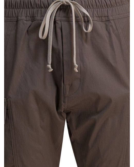 Rick Owens Gray "Mastodon" Cargo Pants for men