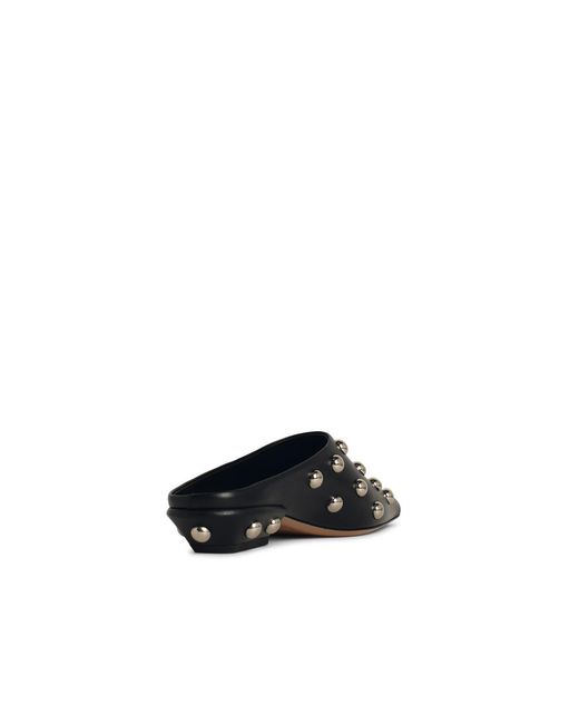 Paris Texas White 'Belle' Leather Sabots