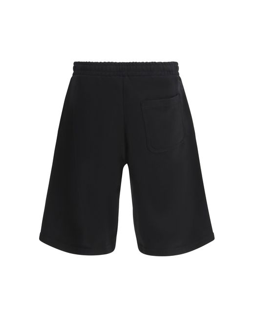 DIESEL White P-Crow-Div Track Shorts for men