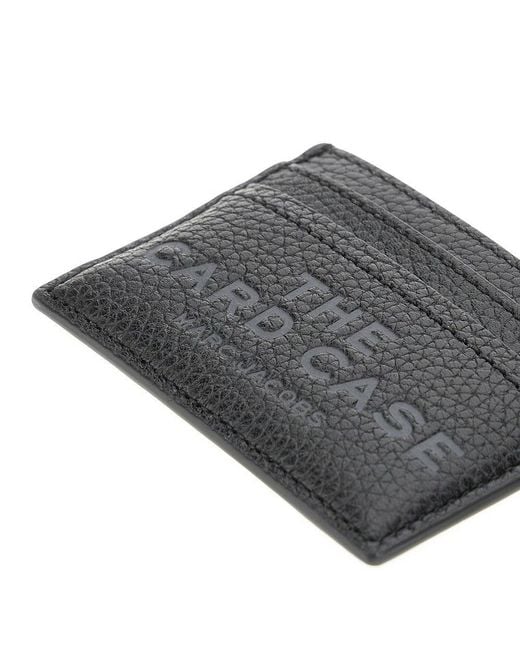 Marc Jacobs Black Grain Leather Cardholder