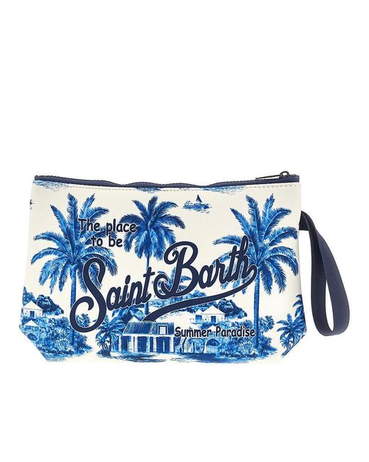 Men's Blue 'Aline' Neoprene Pouch