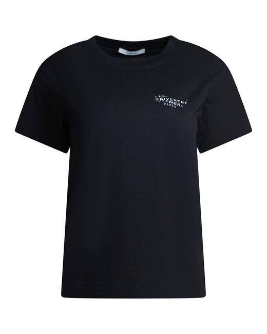 Givenchy Black "Fitted" Crew-Neck T-Shirt