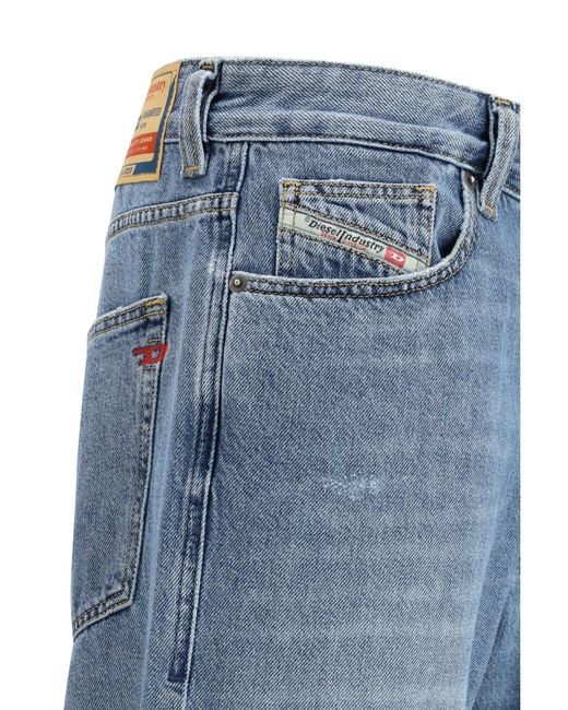 DIESEL Blue 2024 D-Macs Jeans for men