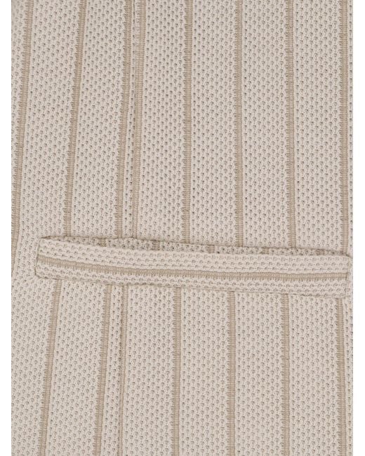 Max Mara White Mxmangio Cotton Blazer