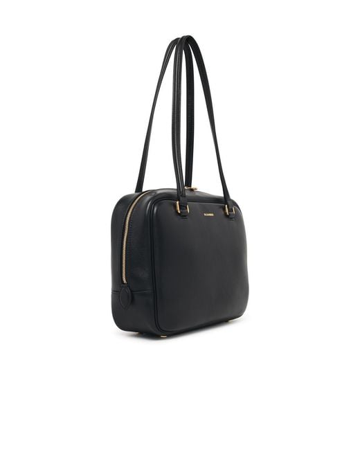 Jil Sander Black Medium Vision Leather Bag