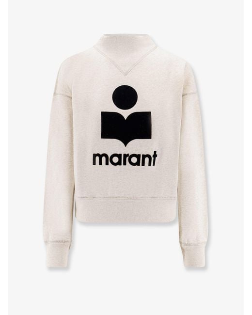 Isabel Marant White Sweatshirt Moby Recycled