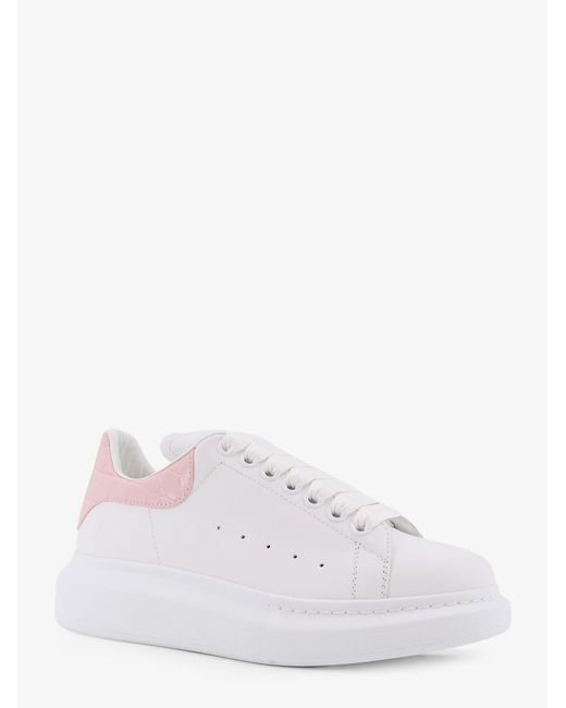 McQueen White Sneakers Pelle