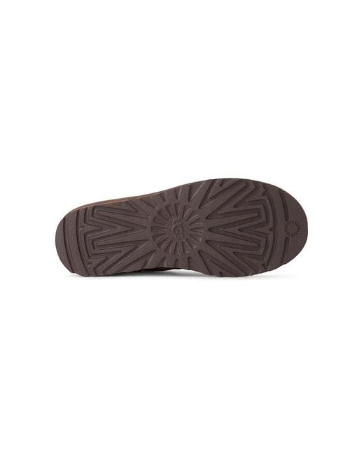 Ugg Brown "Classic Ultra Mini Biarritz" Ankle Boots