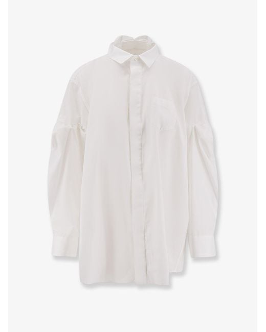 Sacai White Oversize Shirt
