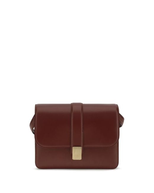 Khaite Purple Shoulder Bag Blake Leather
