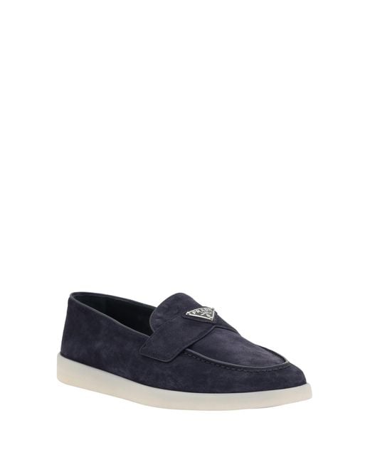 Prada Blue Loafers for men