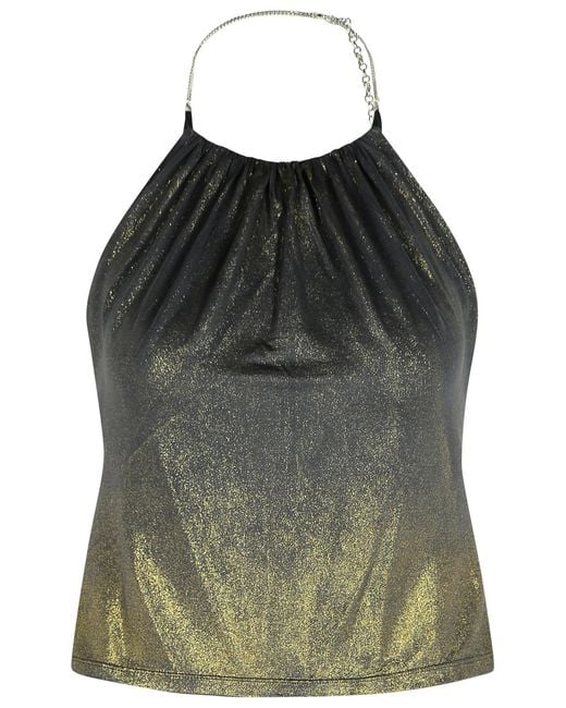 DIESEL Black Acetate Blend Top