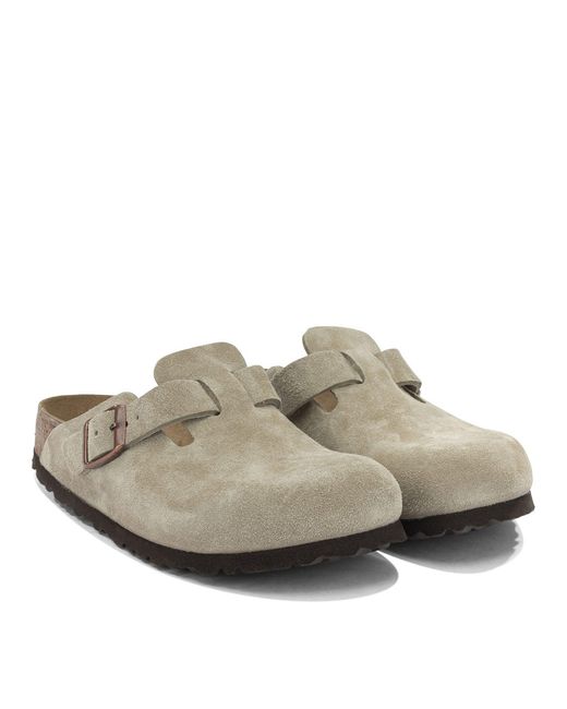 Birkenstock Gray Suede Eva Loafers