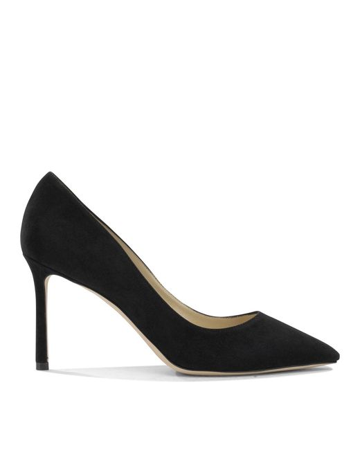 Jimmy Choo Black Romy 85Mm Pumps