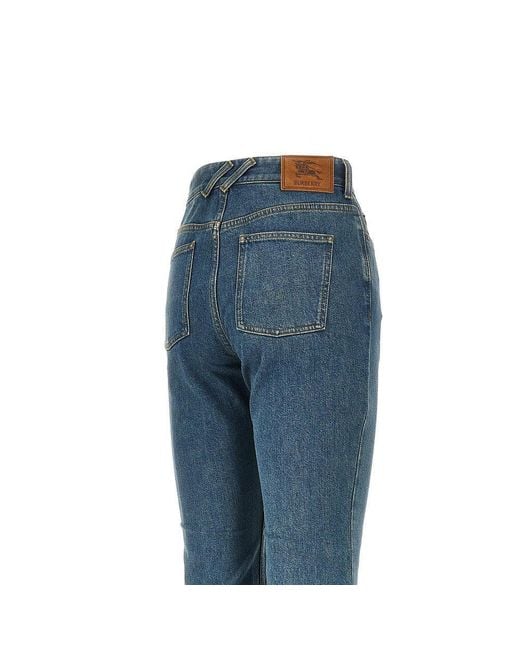 Burberry Blue Stretch Denim Bootcut Jeans