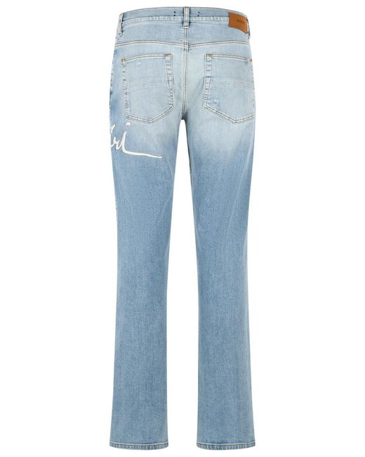 Amiri Blue 'Slim' Light Cotton Jeans for men