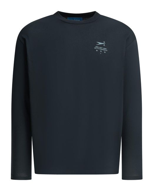Wanderlust Vision x VIETTI Blue Echo Crew-Neck T-Shirt for men
