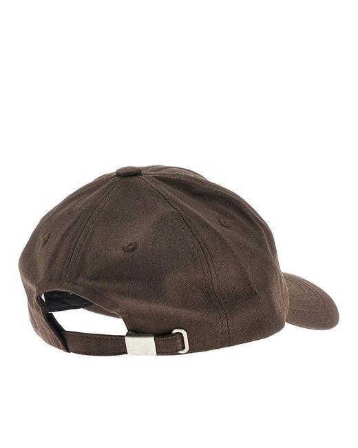 Frankie Shop Brown 'Frankie' Baseball Cap