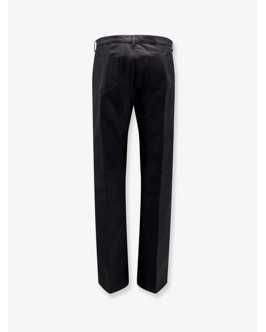 Rick Owens Blue Geth Certified Cotton Blend Trousers for men