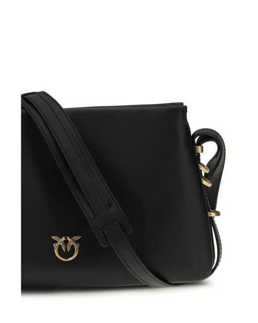Pinko Black Shoulder Bag One Two Three Mini