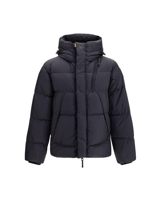 Parajumpers Blue Jacket Cloud Padded With Hood for men