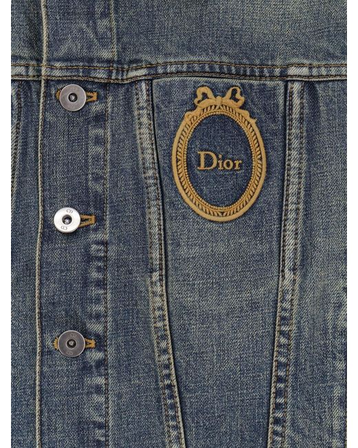 Dior Blue Dior Dior Medallion Denim Jacket