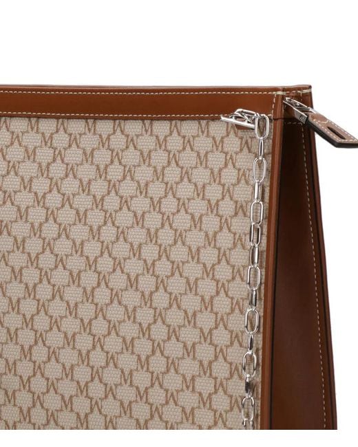 Max Mara Brown "Mm Trousse" Pouch